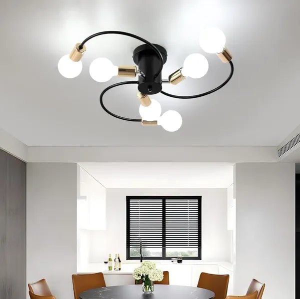 Black_Metal_And_Glass_Chandelier_For_Home_And_Kitchen