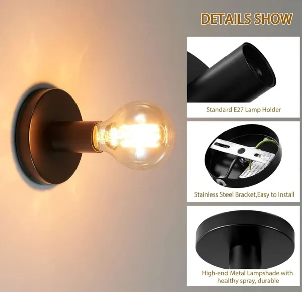 Black_Metal_And_Glass_Wall_Light_For_Home_And_Kitchen