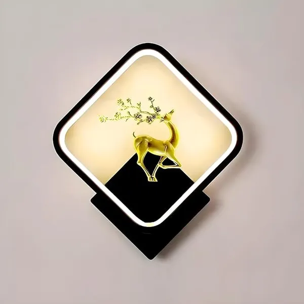 Black_Metal_And_Glass_Led_Wall_Light_For_Home_And_Kitchen
