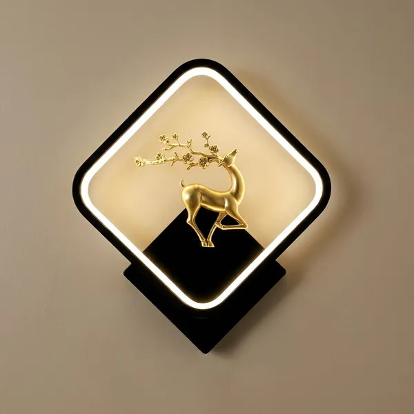 Black_Metal_And_Glass_Led_Wall_Light_For_Home_And_Kitchen