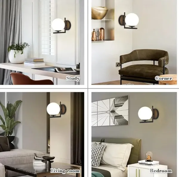 Black_Metal_And_Glass_Wall_Light_For_Home_And_Kitchen