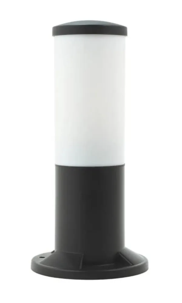 Black_Metal_And_Glass_Garden_Bollard_Light_For_Home_And_Kitchen