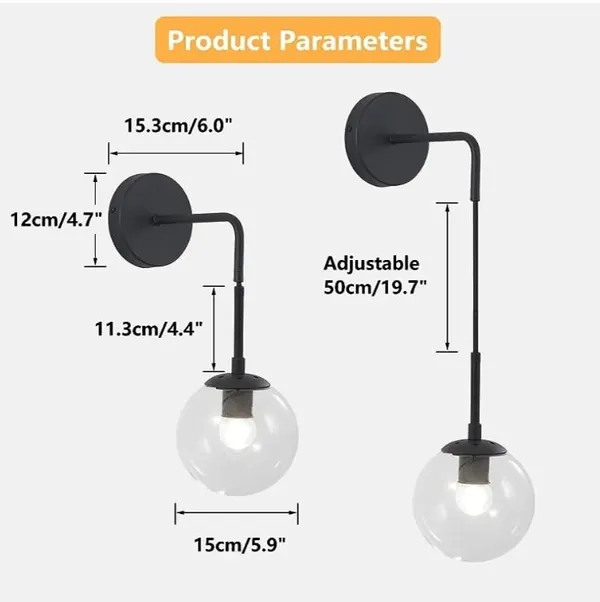 Black_Metal_And_Glass_Wall_Light_For_Home_And_Kitchen