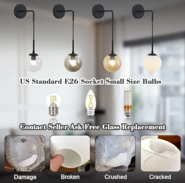 Black_Metal_And_Glass_Wall_Light_For_Home_And_Kitchen