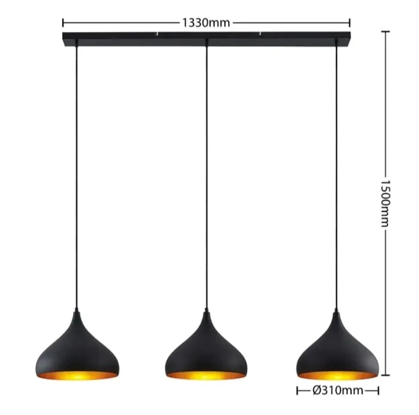 Black_Metal_And_Glass_Hanging_Pendant_Light_For_Home_And_Kitchen