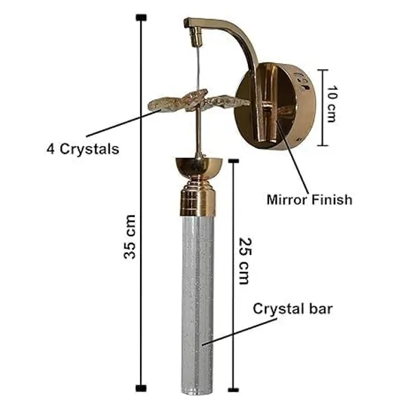 LEGEEN_12_Watt_Led_Wall_Light_and_Wall_scones_wall_lamp_for-_Home,_Kitchen,_Bedside,_Bedroom,_Living_Room,_Office,_Indoor,_Bedside,_Mirror_Side,_Diwali_Lighting_(Crystal_Wall)