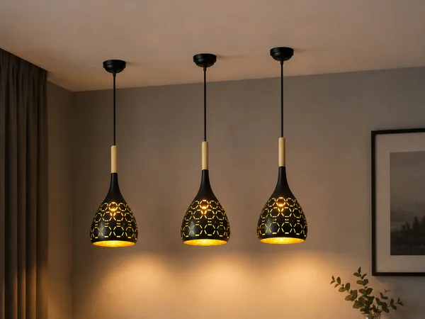LEGEEN_Aluminum_Hanging_Lights_for_Dining_Table,_Pendant_Lamps_for_Kitchen_Island,_Bedroom_Hanging_Lamps_and_Living_Room_Lights_(Black_Pack_of_3)