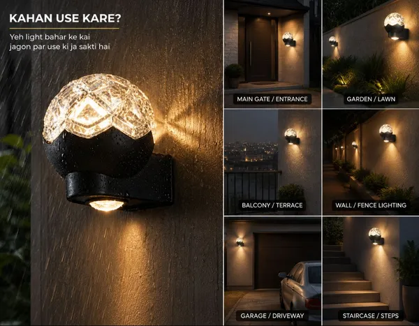 LEGEEN_Modern_Waterproof_Outdoor_Wall_Light_Warm_White_LED_Crystal_Wall_Lamp_for_Home_Entrance_Balcony_Garden_Staircase_Exterior_Decor_Black
