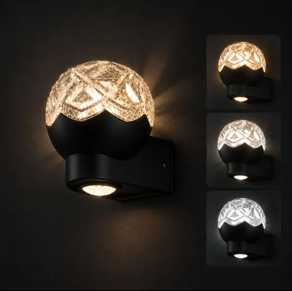 LEGEEN_Modern_Waterproof_Outdoor_Wall_Light_Warm_White_LED_Crystal_Wall_Lamp_for_Home_Entrance_Balcony_Garden_Staircase_Exterior_Decor_Black