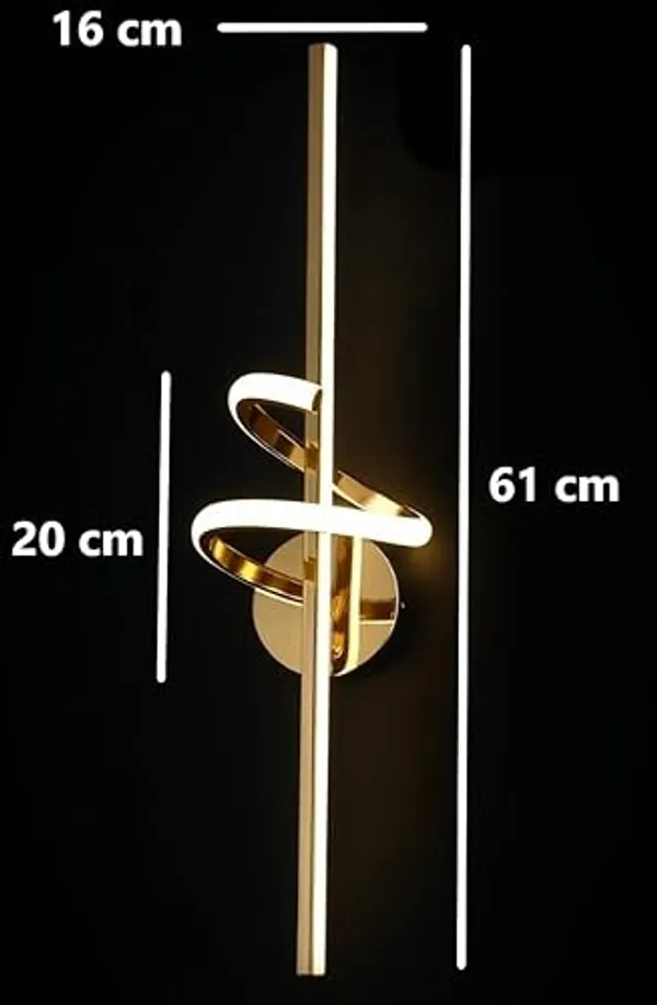 LEGEEN_Warm_Light_Modern_Design_Wall_Lights_for_Living_Room,_Wall_Lamps_for_Bedroom,_Home_Decoration,_Bedside_Wall_Lamp_and_Hotels_&_Restaurants_Lamps_(Warm)