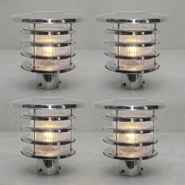 Silver_Metal_And_Glass_Garden_Bollard_Light_For_Home_And_Kitchen