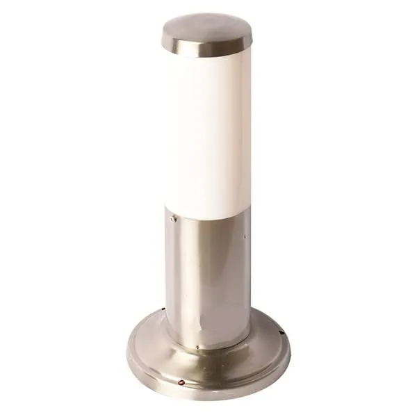 Black_Metal_And_Glass_Garden_Bollard_Light_For_Home_And_Kitchen