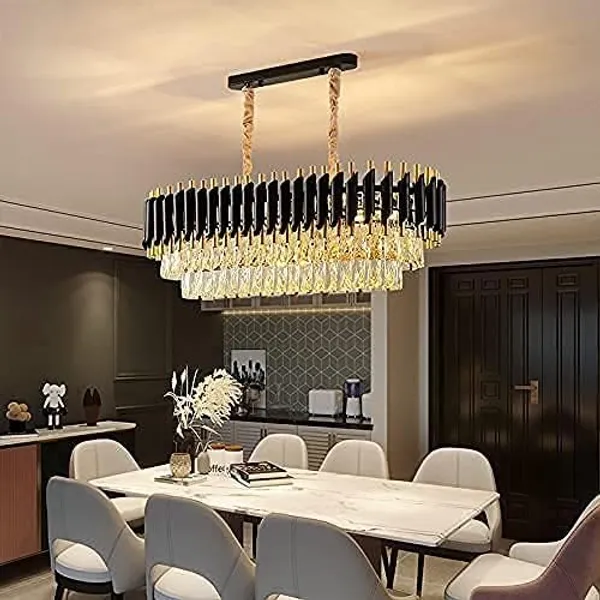 Black_And_Gold_Metal_And_Glass_Chandelier_Pendant_Light_For_Home_And_Kitchen