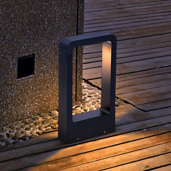 Grey_Metal_And_Glass_Outdoor_Gate_Light_For_Home_And_Kitchen