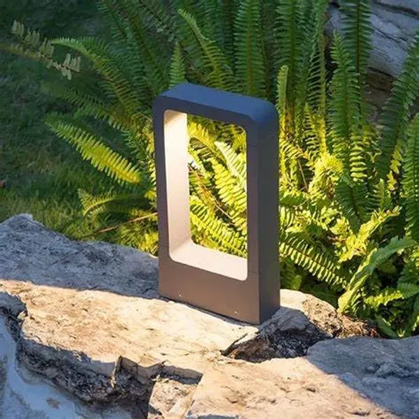 Grey_Metal_And_Glass_Outdoor_Gate_Light_For_Home_And_Kitchen