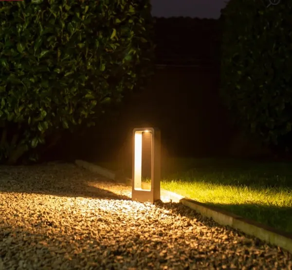 Grey_Metal_And_Glass_Outdoor_Gate_Light_For_Home_And_Kitchen