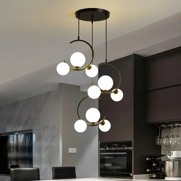 Golden_Metal_And_Glass_Chandelier_For_Home_And_Kitchen