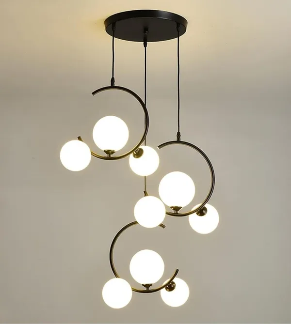 Golden_Metal_And_Glass_Chandelier_For_Home_And_Kitchen
