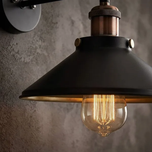 Black_Metal_And_Glass_Wall_Light_For_Home_And_Kitchen
