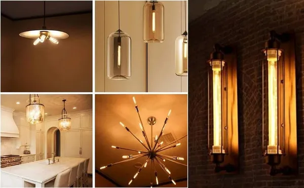 Amber_Metal_And_Glass_Led_Bulb_For_Home_And_Kitchen