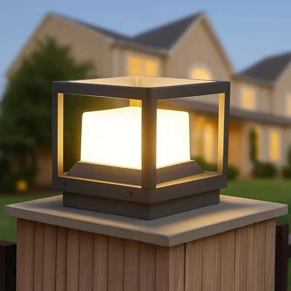 Grey_Metal_And_Glass_Outdoor_Gate_Light_For_Home_And_Kitchen