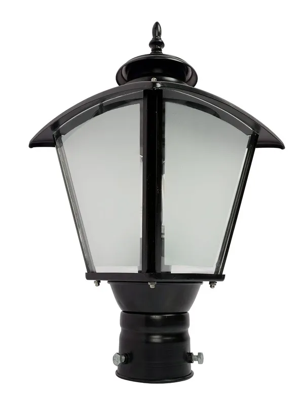 Black_Metal_And_Glass_Outdoor_Gate_Light_For_Home_And_Kitchen