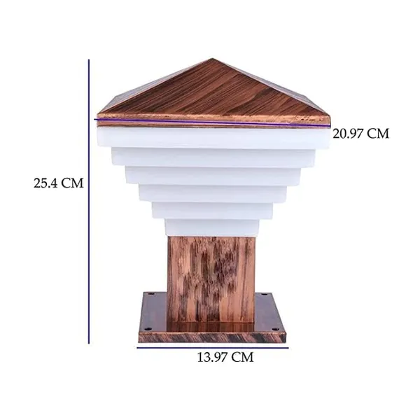 With_Bulb_Gate_Light_for_Home_Gate,_Gate_Lamps_for_Outdoor,_Waterproof_Pillar_Lights,_Stairs,_Boundries,_Garden,_Office_Farmhouse/Villas_Pillar_or_Boundary_(Pack_of_1)