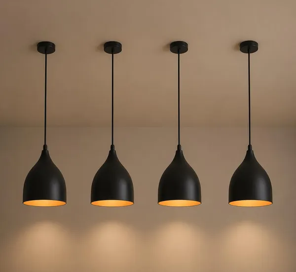 With_Bulb_Set_of_4_Black_Aluminium_Hanging_Pendant_Celing_Light_Lamp_for-_Kitchen,_Hall,_Cafe,_Resturents,_Lobby_Balcony_Bedroom_Living_Room_Batroom_Diwali_Light_Lamp
