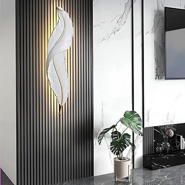 White_Metal_And_Glass_Led_Wall_Light_For_Home_And_Kitchen