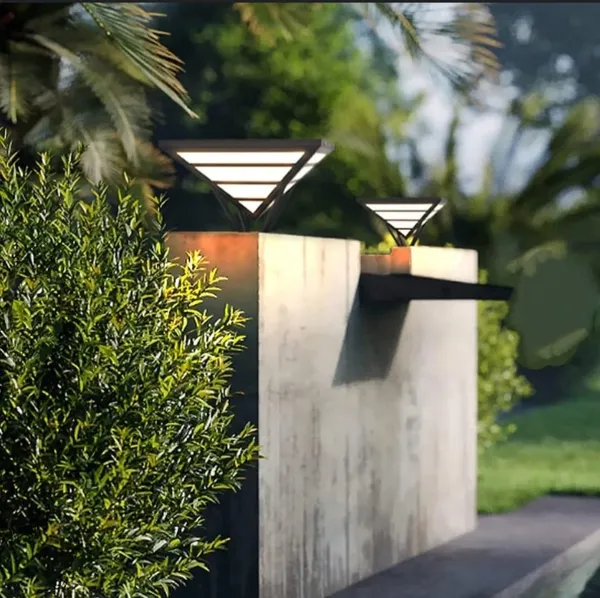 Grey_Metal_And_Glass_Outdoor_Gate_Light_For_Home_And_Kitchen