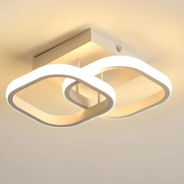 White_Metal_And_Glass_Led_Ceiling_Light_For_Home_And_Kitchen