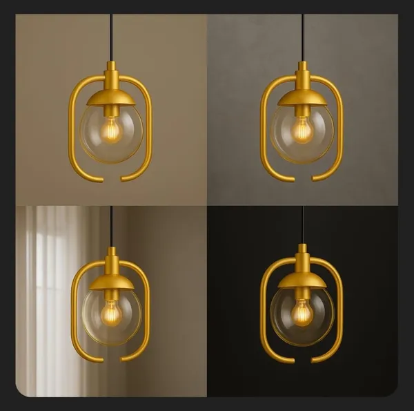 Gold_Metal_And_Glass_Pendant_Light_For_Home_And_Kitchen
