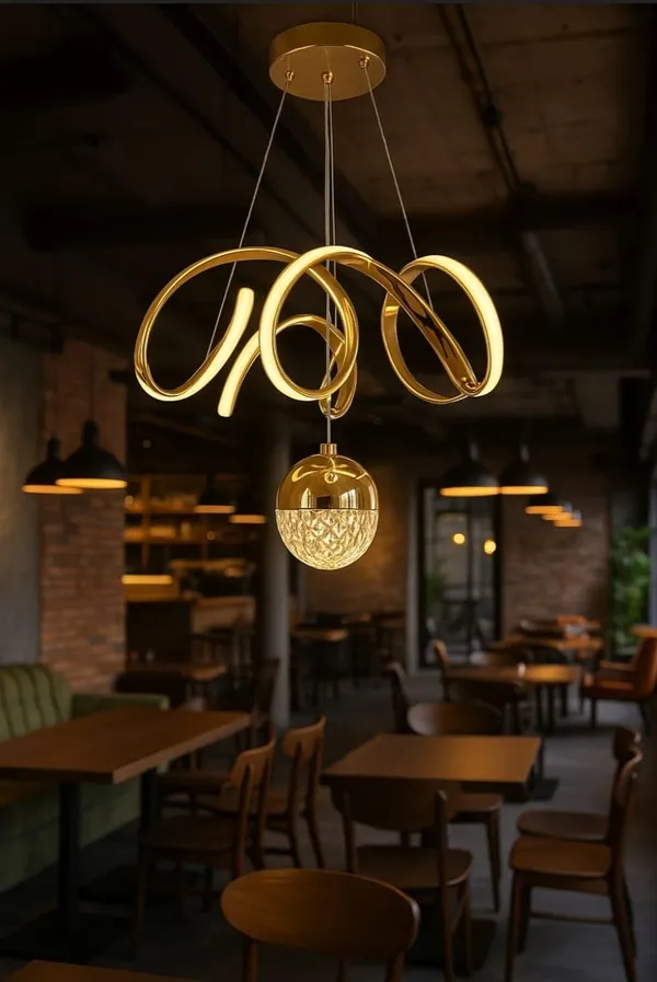 Gold_Metal_And_Glass_Chandelier_For_Home_And_Kitchen