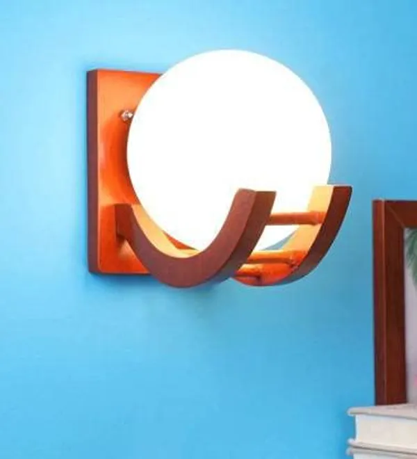 Brown_Metal_And_Glass_Wall_Light_For_Home_And_Kitchen