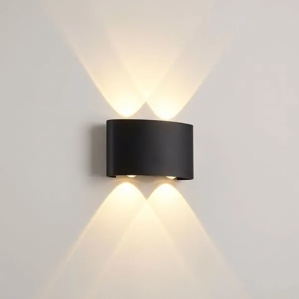 Black_Metal_And_Glass_Led_Wall_Light_For_Home_And_Kitchen