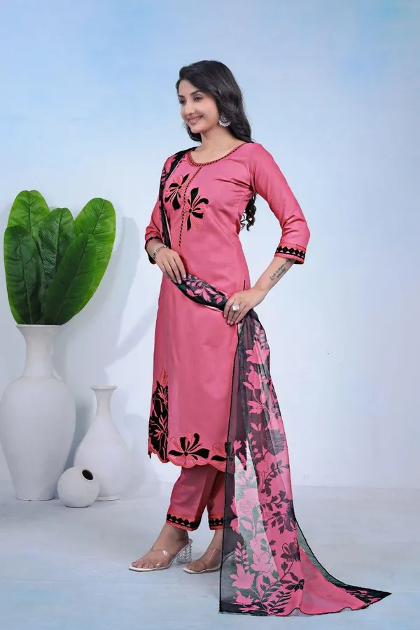 Pink_Rayon_Aari_Work_Kurta_Pant_Set_With_Digital_Dupatta_For_Women