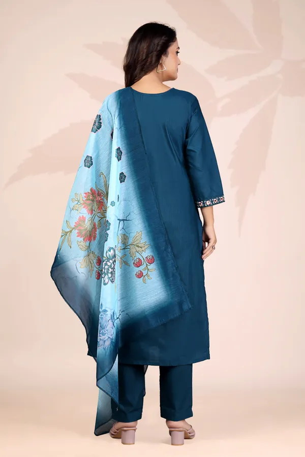 Blue_Rayon_Embroidered_Kurta_Set_With_Dupatta