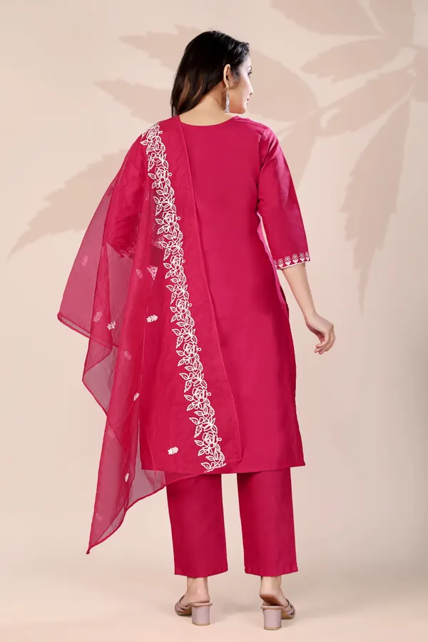 Pink_Rayon_Aari_Work_Kurta_Set_With_Dupatta