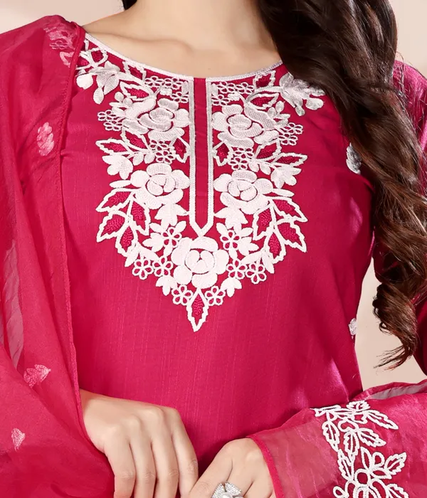 Pink_Rayon_Aari_Work_Kurta_Set_With_Dupatta