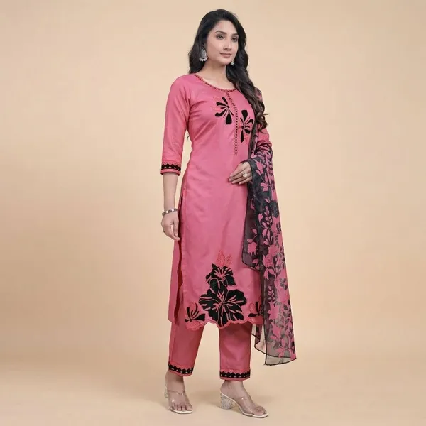 Pink_Rayon_Aari_Work_Kurta_Pant_Set_With_Digital_Dupatta_For_Women