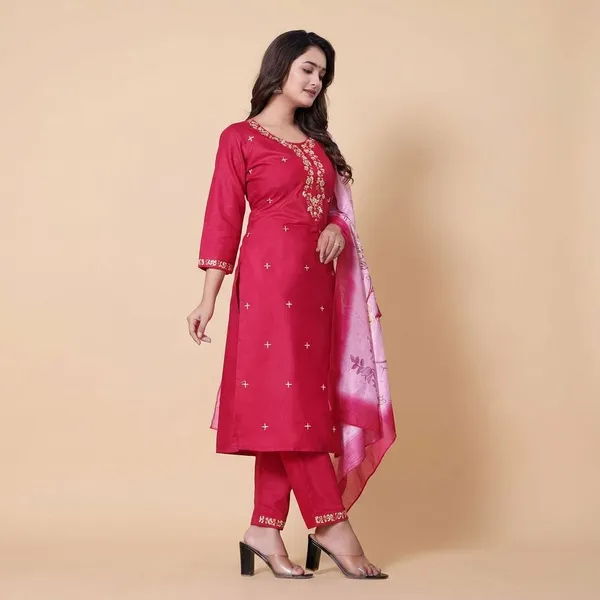 Pink_Rayon_Embroidered_Kurta_Pant_Set_With_Dupatta_For_Women