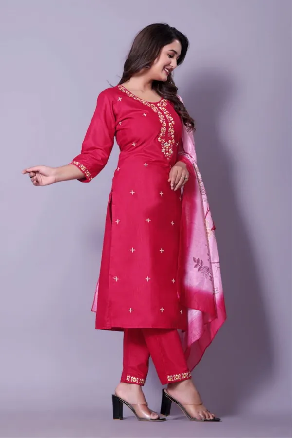 Pink_Rayon_Embroidered_Kurta_Pant_Set_With_Dupatta_For_Women