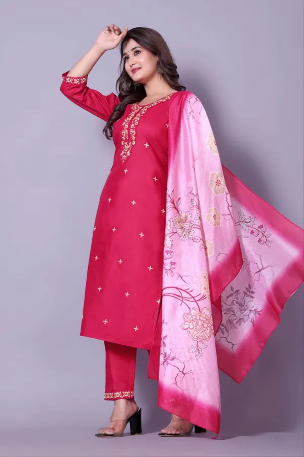 Pink_Rayon_Embroidered_Kurta_Pant_Set_With_Dupatta_For_Women
