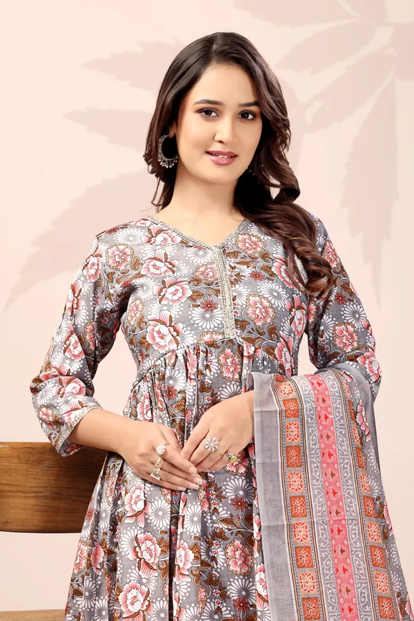 Gray_Sharara_Set_With_Dupatta_For_Women