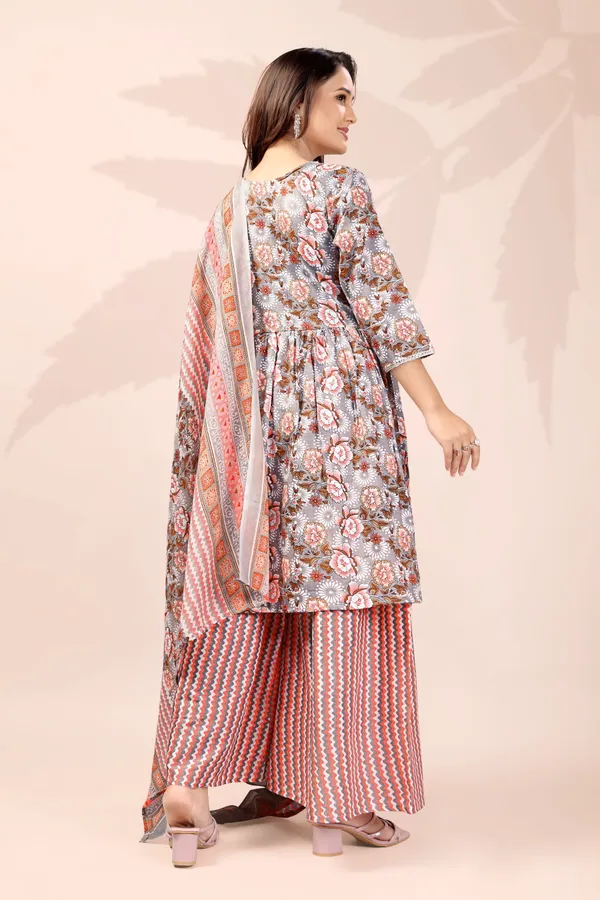 Gray_Sharara_Set_With_Dupatta_For_Women