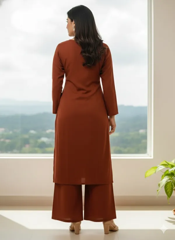 Coral_Cotton_Mirror_Work_Kurta_Pant_Set_For_Women