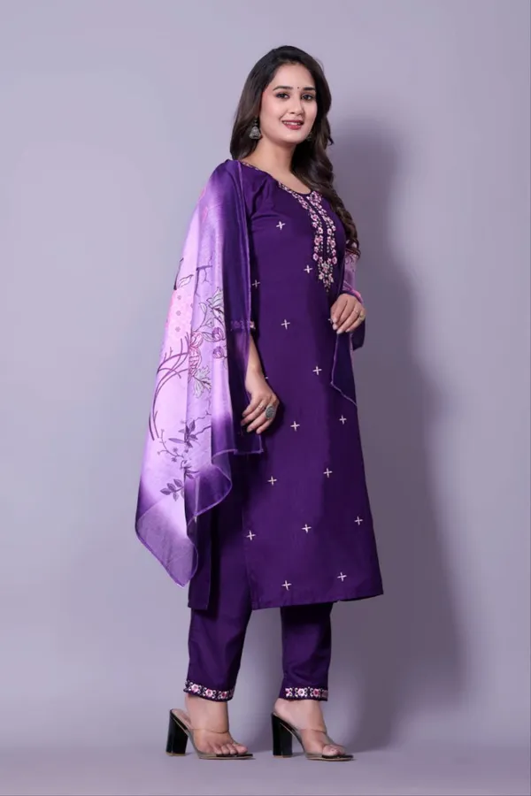 Royal_Purple_Embroidered_Rayon_Kurta_Set_with_Dupatta