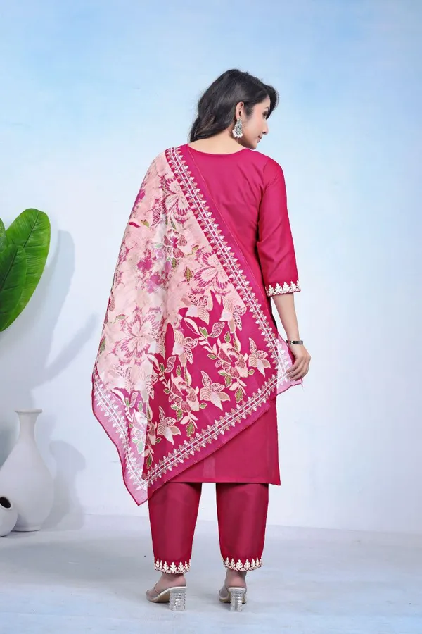 Pink_Rayon_Aari_Work_Kurta_Pant_Set_With_Dupatta_For_Women