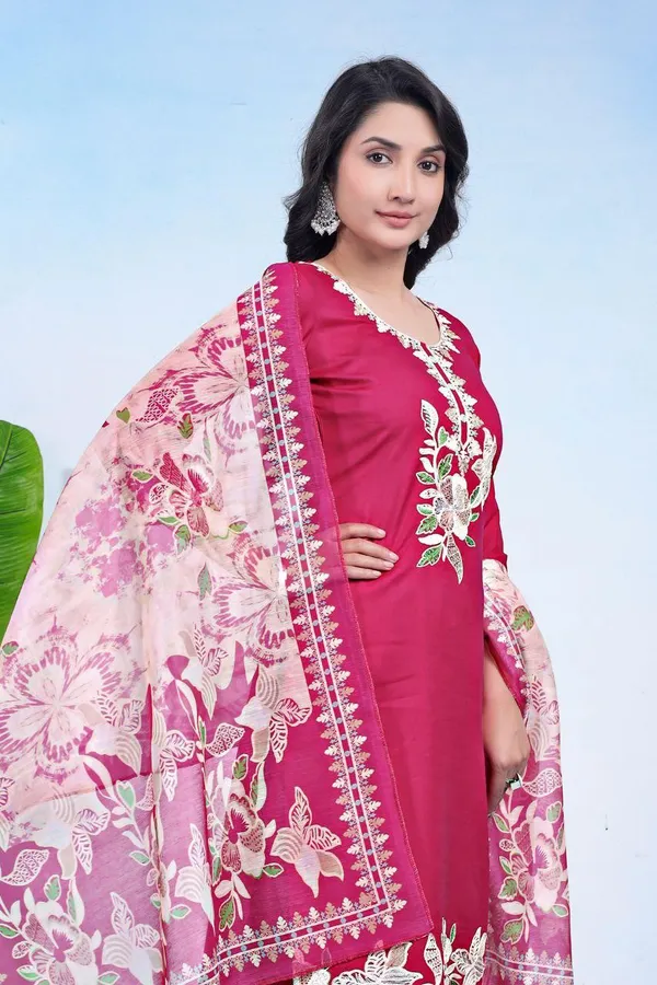 Pink_Rayon_Aari_Work_Kurta_Pant_Set_With_Dupatta_For_Women