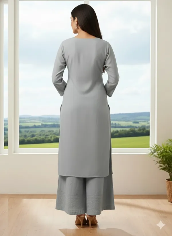 Gray_Cotton_Mirror_Work_Kurta_Pant_Set_For_Women